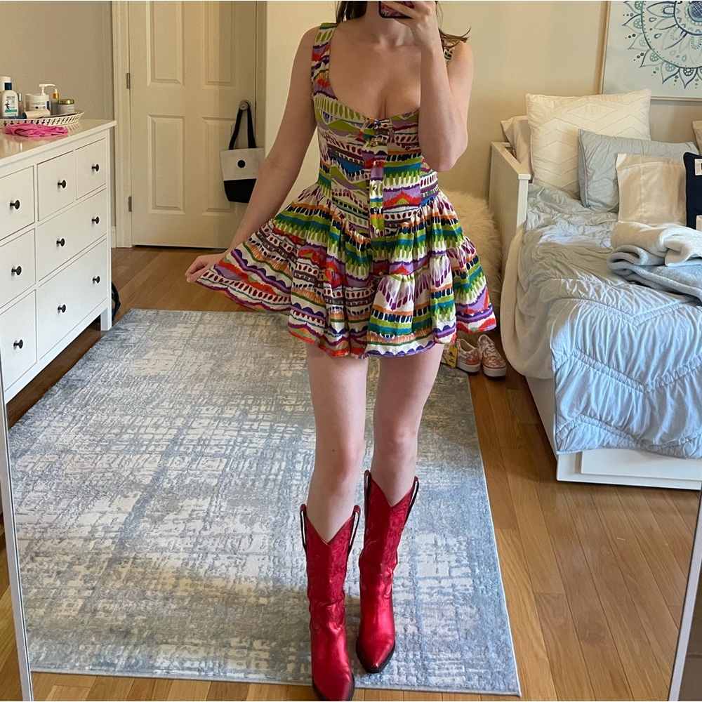 Vanessa Mooney silk romper